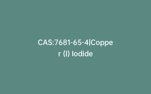 CAS:7681-65-4|Copper (I) Iodide