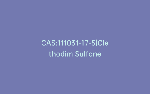CAS:111031-17-5|Clethodim Sulfone