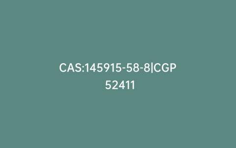 CAS:145915-58-8|CGP 52411