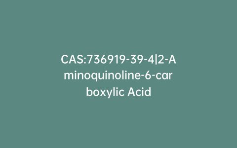 CAS:736919-39-4|2-Aminoquinoline-6-carboxylic Acid