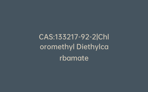 CAS:133217-92-2|Chloromethyl Diethylcarbamate