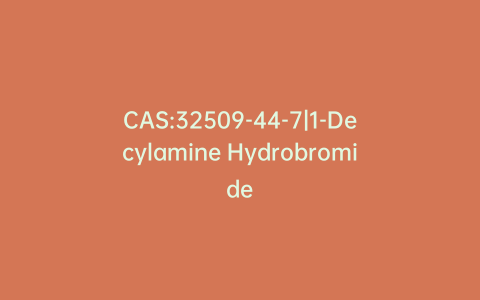 CAS:32509-44-7|1-Decylamine Hydrobromide