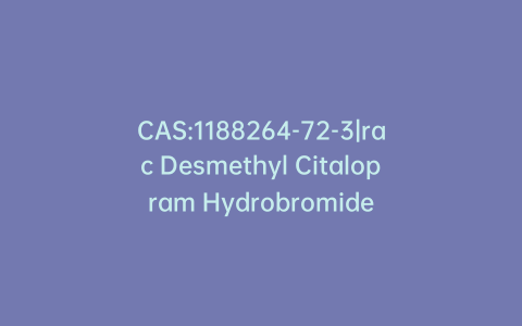 CAS:1188264-72-3|rac Desmethyl Citalopram Hydrobromide