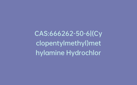 CAS:666262-50-6|(Cyclopentylmethyl)methylamine Hydrochloride
