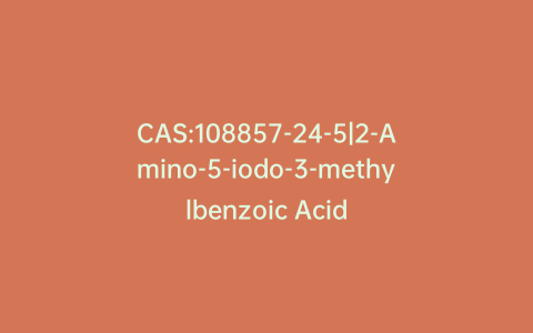 CAS:108857-24-5|2-Amino-5-iodo-3-methylbenzoic Acid