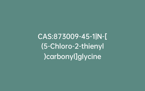 CAS:873009-45-1|N-[(5-Chloro-2-thienyl)carbonyl]glycine
