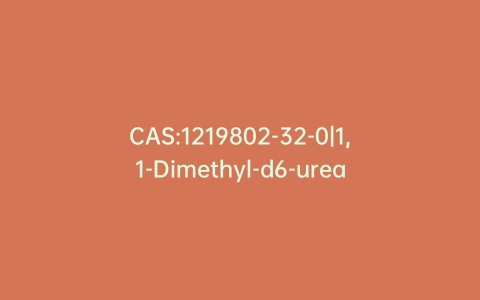 CAS:1219802-32-0|1,1-Dimethyl-d6-urea