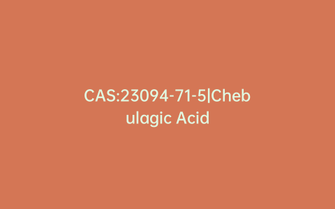 CAS:23094-71-5|Chebulagic Acid