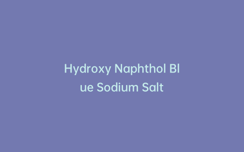 Hydroxy Naphthol Blue Sodium Salt