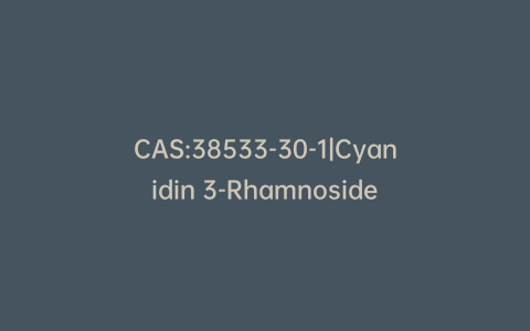 CAS:38533-30-1|Cyanidin 3-Rhamnoside