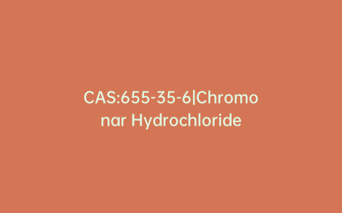 CAS:655-35-6|Chromonar Hydrochloride