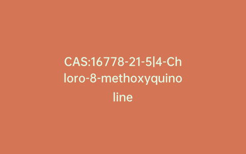 CAS:16778-21-5|4-Chloro-8-methoxyquinoline