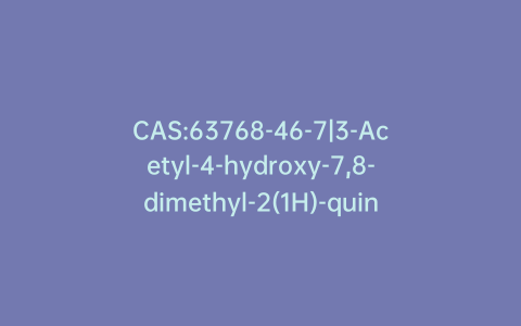 CAS:63768-46-7|3-Acetyl-4-hydroxy-7,8-dimethyl-2(1H)-quinolinone