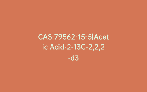 CAS:79562-15-5|Acetic Acid-2-13C-2,2,2-d3