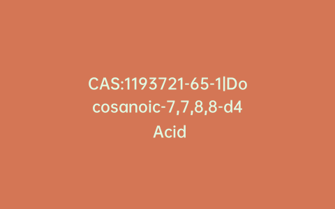 CAS:1193721-65-1|Docosanoic-7,7,8,8-d4 Acid