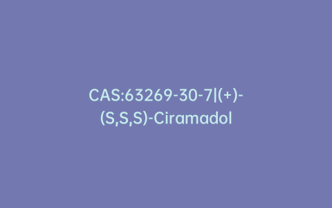 CAS:63269-30-7|(+)-(S,S,S)-Ciramadol