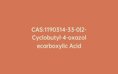CAS:1190314-33-0|2-Cyclobutyl-4-oxazolecarboxylic Acid