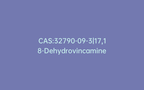 CAS:32790-09-3|17,18-Dehydrovincamine
