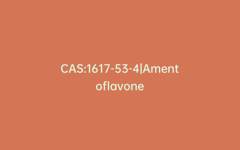 CAS:1617-53-4|Amentoflavone