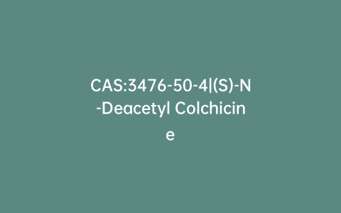 CAS:3476-50-4|(S)-N-Deacetyl Colchicine