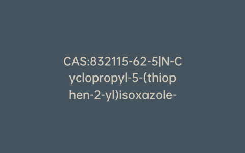 CAS:832115-62-5|N-Cyclopropyl-5-(thiophen-2-yl)isoxazole-3-carboxamide