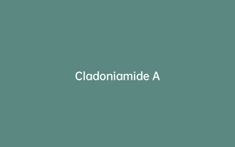 Cladoniamide A