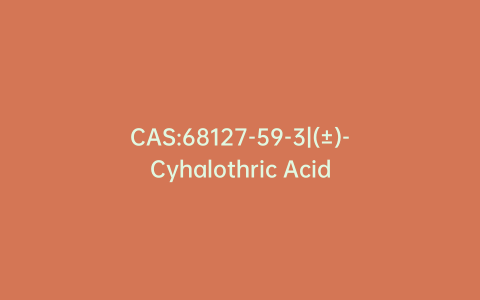 CAS:68127-59-3|(±)-Cyhalothric Acid