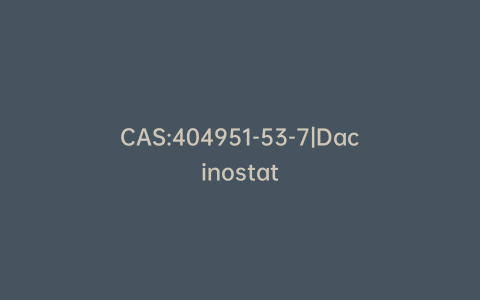 CAS:404951-53-7|Dacinostat
