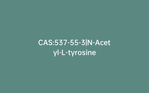 CAS:537-55-3|N-Acetyl-L-tyrosine