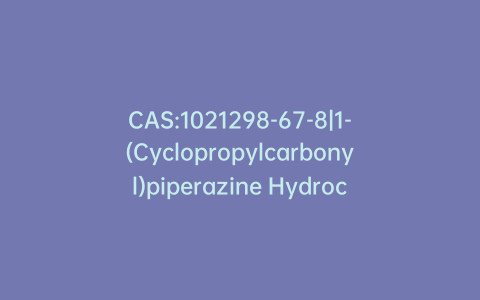 CAS:1021298-67-8|1-(Cyclopropylcarbonyl)piperazine Hydrochloride
