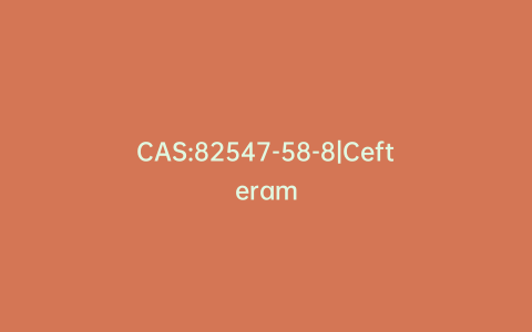 CAS:82547-58-8|Cefteram