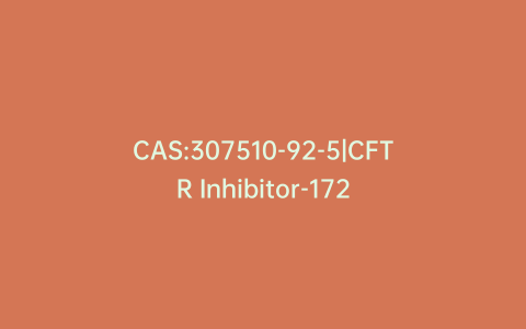 CAS:307510-92-5|CFTR Inhibitor-172