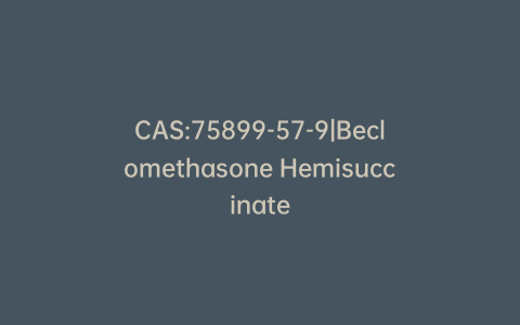 CAS:75899-57-9|Beclomethasone Hemisuccinate