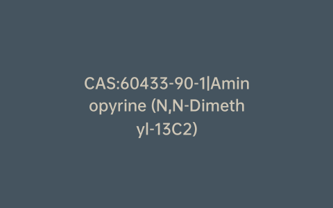 CAS:60433-90-1|Aminopyrine (N,N-Dimethyl-13C2)