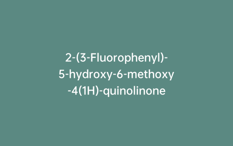 2-(3-Fluorophenyl)-5-hydroxy-6-methoxy-4(1H)-quinolinone