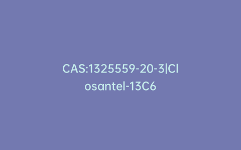 CAS:1325559-20-3|Closantel-13C6