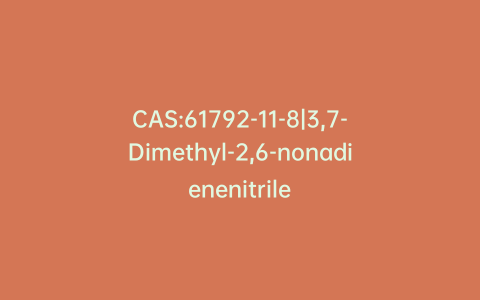 CAS:61792-11-8|3,7-Dimethyl-2,6-nonadienenitrile