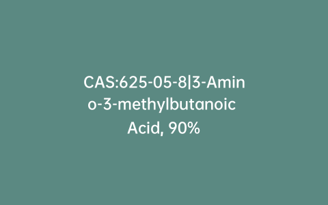 CAS:625-05-8|3-Amino-3-methylbutanoic Acid, 90%