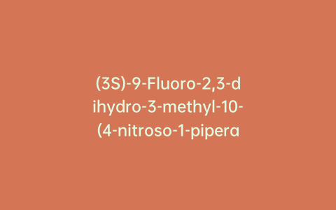 (3S)-9-Fluoro-2,3-dihydro-3-methyl-10-(4-nitroso-1-piperazinyl)-7-oxo-7H-pyrido[1,2,3-de]-1,4-benzoxazine-6-carboxylic Acid