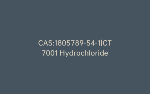 CAS:1805789-54-1|CT7001 Hydrochloride