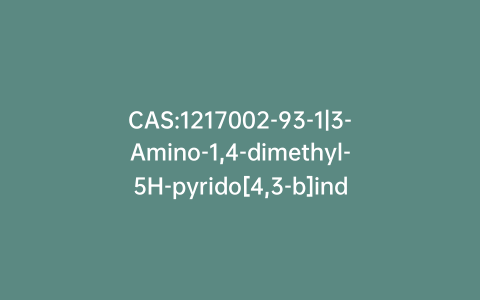 CAS:1217002-93-1|3-Amino-1,4-dimethyl-5H-pyrido[4,3-b]indole-13C2,15N Acetate