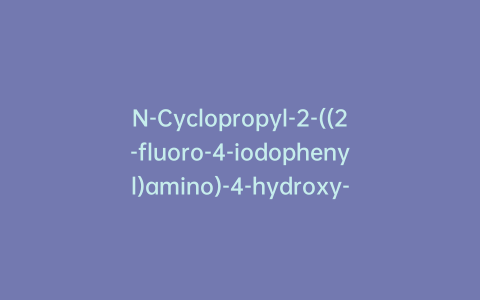 N-Cyclopropyl-2-((2-fluoro-4-iodophenyl)amino)-4-hydroxy-1,5-dimethyl-6-oxo-1,6-dihydropyridine-3-carboxamide