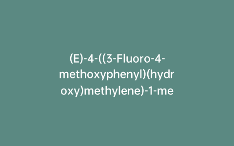 (E)-4-((3-Fluoro-4-methoxyphenyl)(hydroxy)methylene)-1-methyl-5-(pyridin-4-yl)pyrrolidine-2,3-dione
