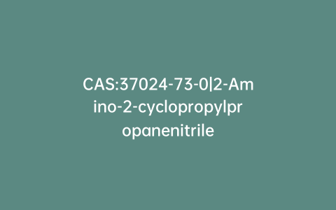 CAS:37024-73-0|2-Amino-2-cyclopropylpropanenitrile