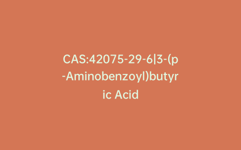 CAS:42075-29-6|3-(p-Aminobenzoyl)butyric Acid
