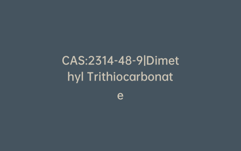 CAS:2314-48-9|Dimethyl Trithiocarbonate