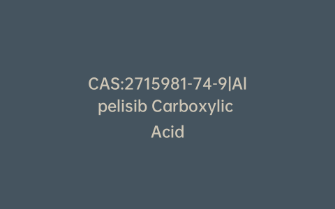 CAS:2715981-74-9|Alpelisib Carboxylic Acid
