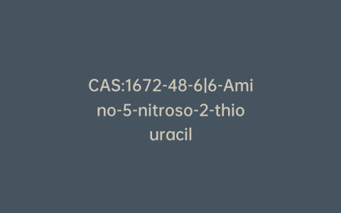 CAS:1672-48-6|6-Amino-5-nitroso-2-thiouracil