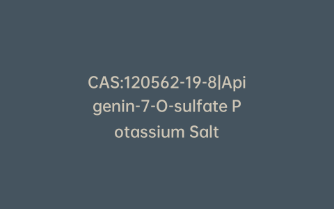 CAS:120562-19-8|Apigenin-7-O-sulfate Potassium Salt