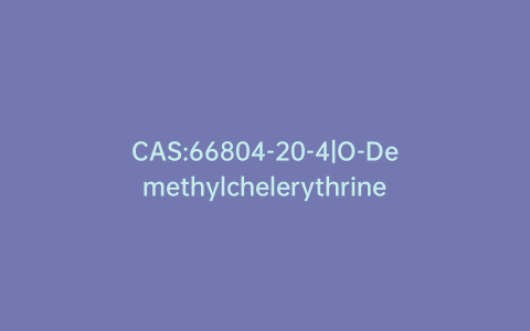 CAS:66804-20-4|O-Demethylchelerythrine